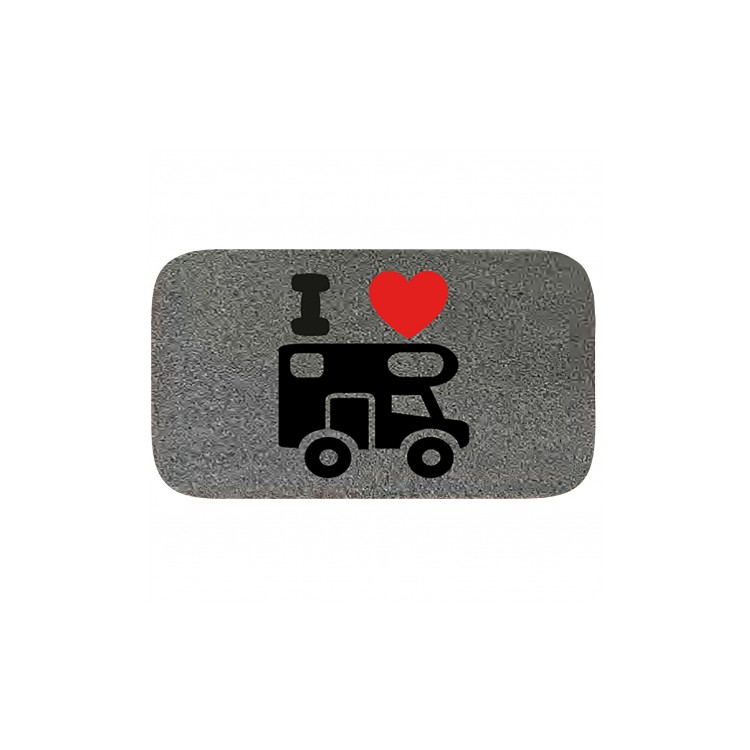 1 - Tappeto zerbino per porta Casa o Camper Grigio